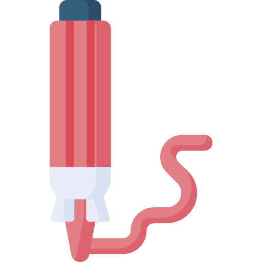 Chalk tools holder stationery icon