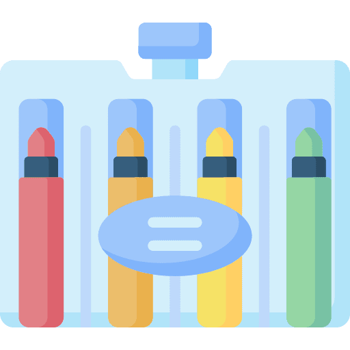 Marker drawing office highlighter icon