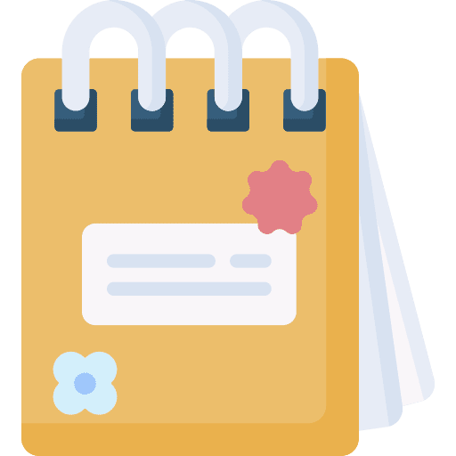 Notebook education writing school material icon