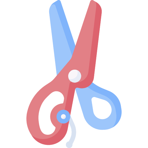 Scissors education scissors tools and utensils icon