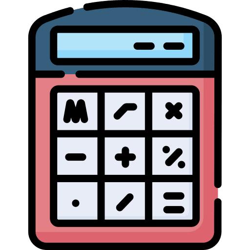 Calculator education maths calculate icon