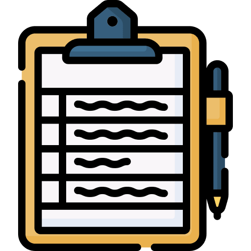 Clipboard education note writing icon