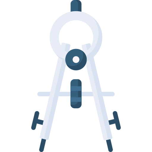 Compass compass education measurement icon