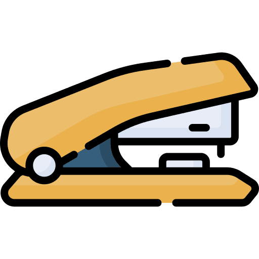 Stapler tools and utensils stapler school material icon