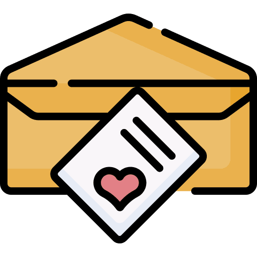 Envelope mail love letter letter icon