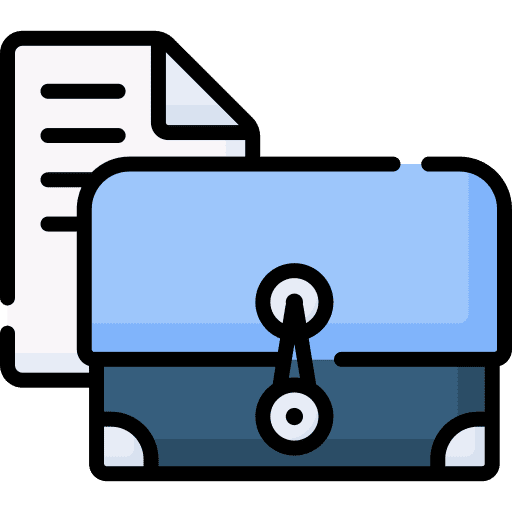 Folder document storage file icon