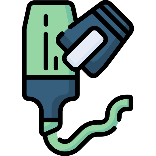 Marker art and design highlighter underline icon