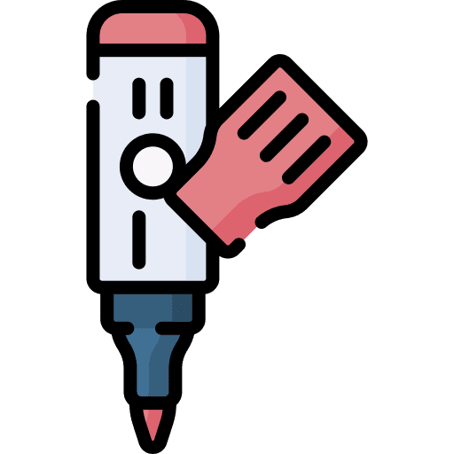 Marker marker education permanent icon