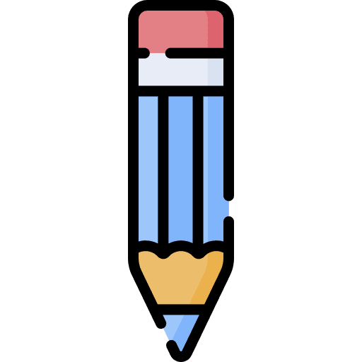 Pencil tools and utensils stationery pencil icon