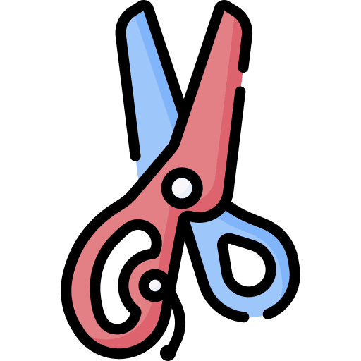 Scissors education scissors tools and utensils icon