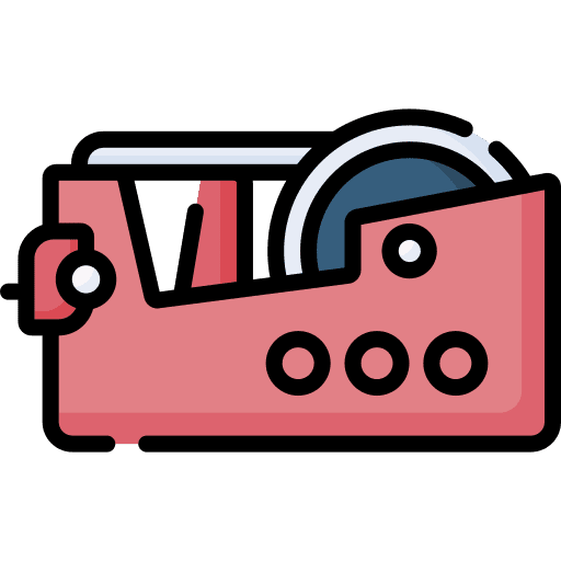 Scotch tape dispenser office material handcraft icon
