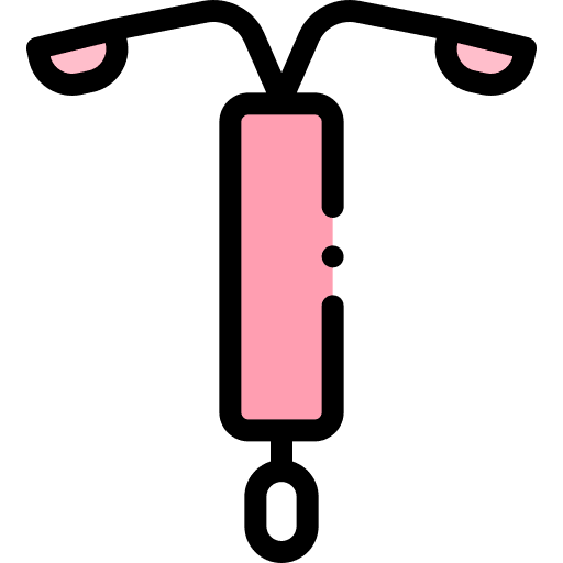 Iud implant contraceptive female healthcare icon