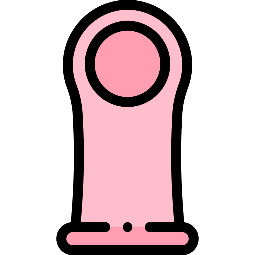 Condom female condom healthcare and medical icon