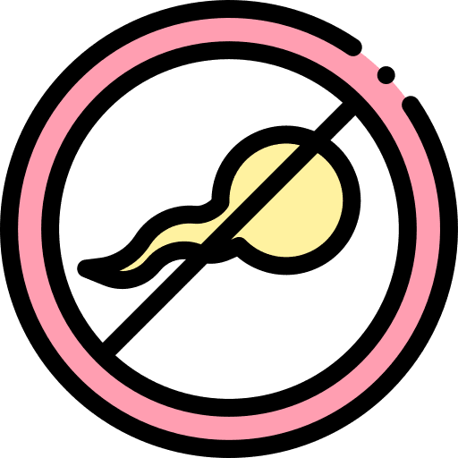 Contraception  forbidden no contraception icon
