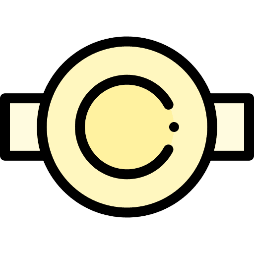 Contraceptive protection female sponge icon