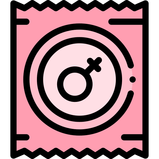 Condom safety condom prophylactic icon