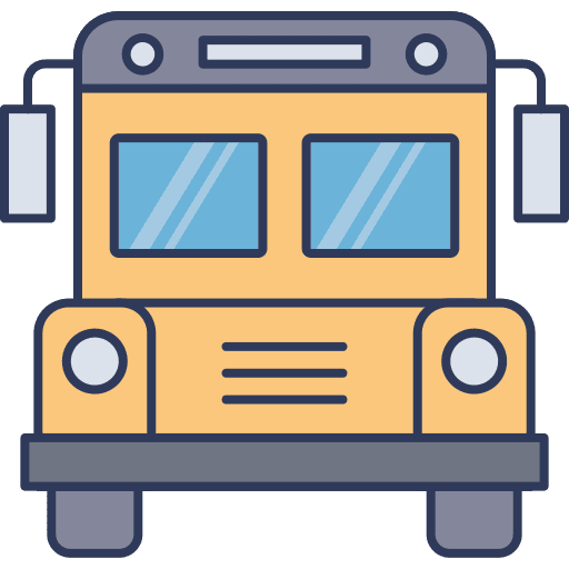 School bus school bus back to school electric bus icon