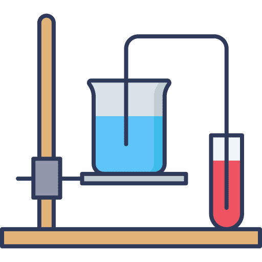 Flask chemistry science education icon