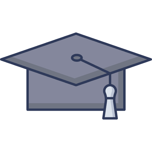 Graduation cap education cap university icon