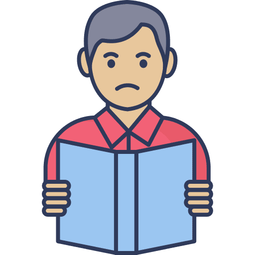 Student book man education icon
