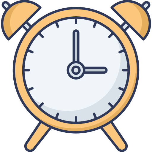 Alarm clock timer time clock icon