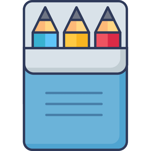 Color pencils pencils color draw icon