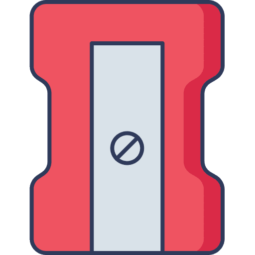 Sharpener sharpener education school material icon