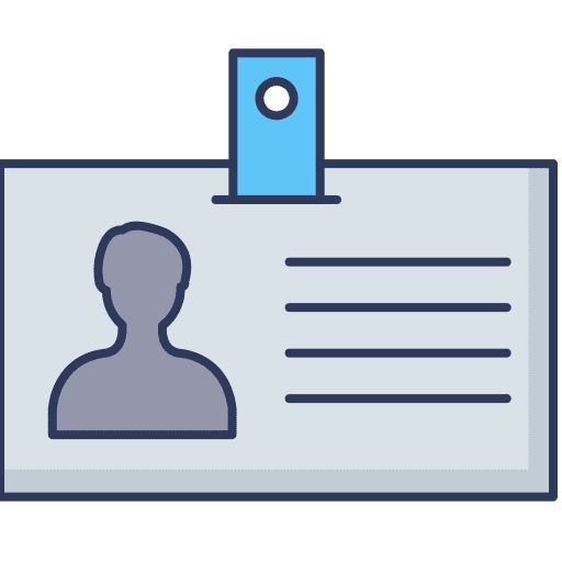 Student card id card user pass icon