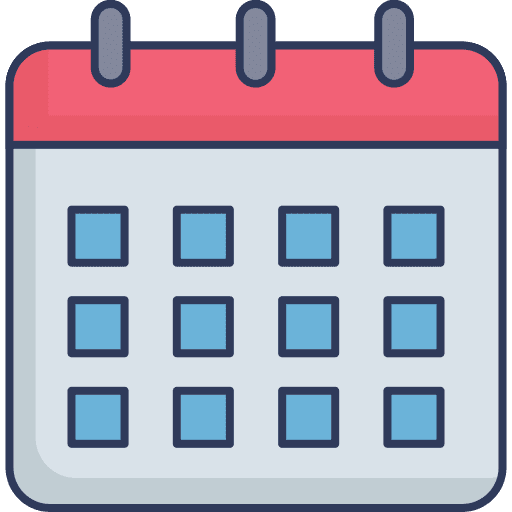 Calendar date schedule calendar icon