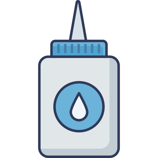 Glue education handcraft school material icon