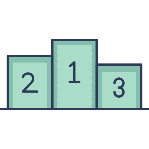 Rank sports and competition ranking competition icon