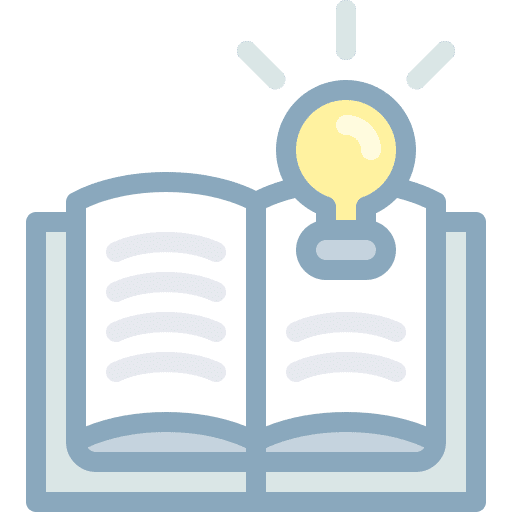 Book product knowledge read study icon