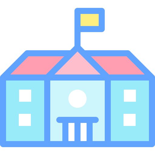 School classroom academic learning icon