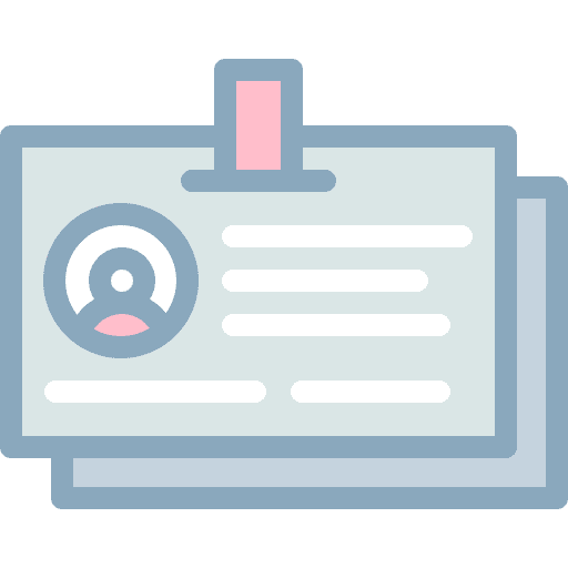 Student card user academic card icon