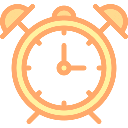 Alarm clock time alarm timer icon