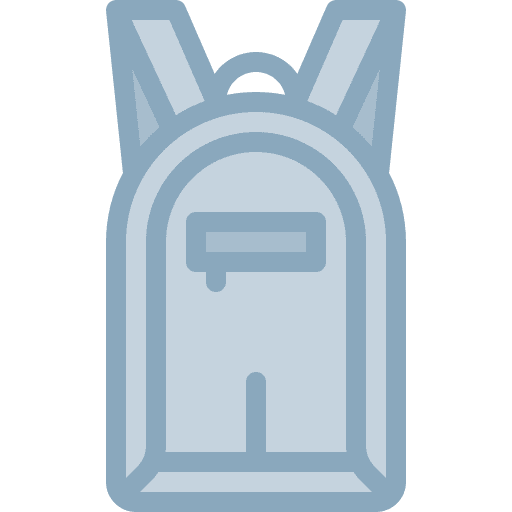 Backpack school bag backpack high school icon