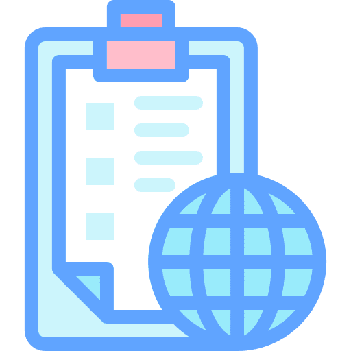 Test computer check mark online icon