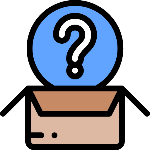 Question box surprise mystery icon
