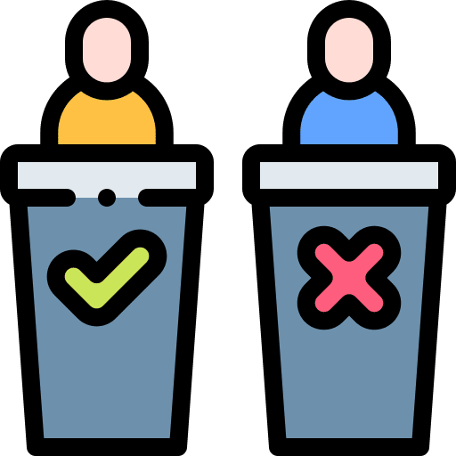 Quiz competition wrong quiz icon