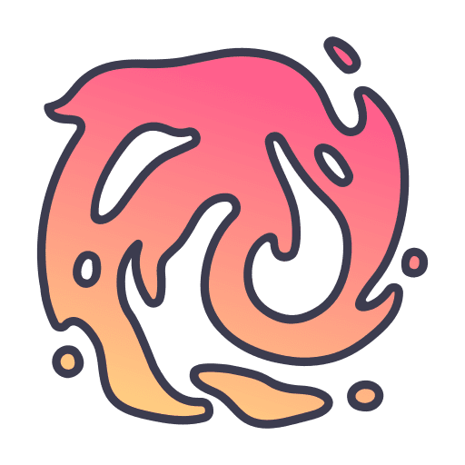 Fire flame gaming fantasy icon