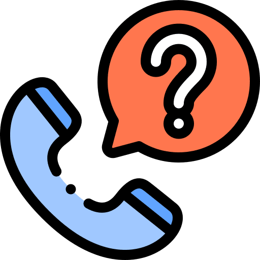 Phone call good customer satisfaction marketing icon