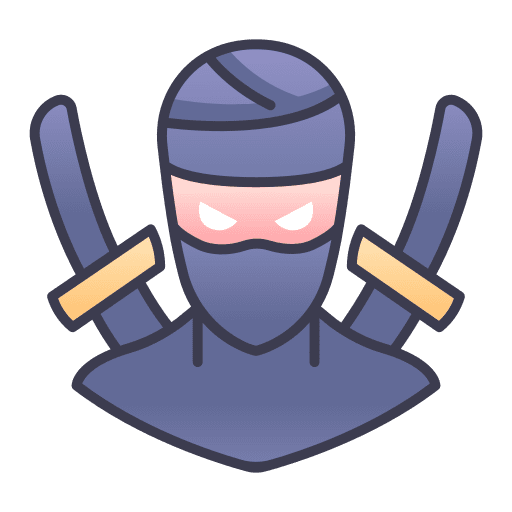 Ninja katana weapon game icon