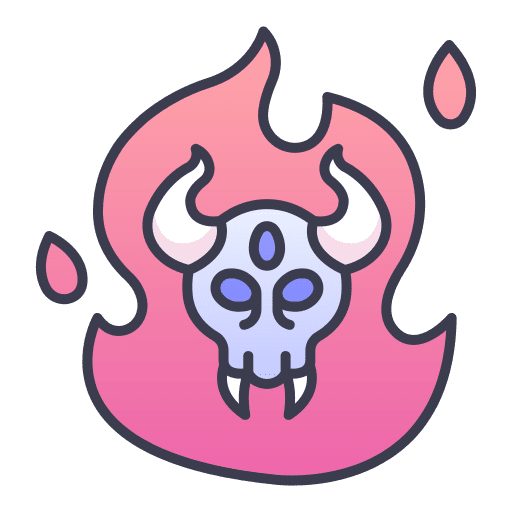 Warlock magician dark gaming icon