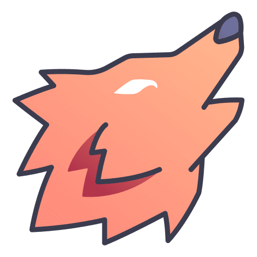 Wolf fantasy animal beast icon