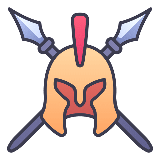 Gladiator ancient gaming fantasy icon