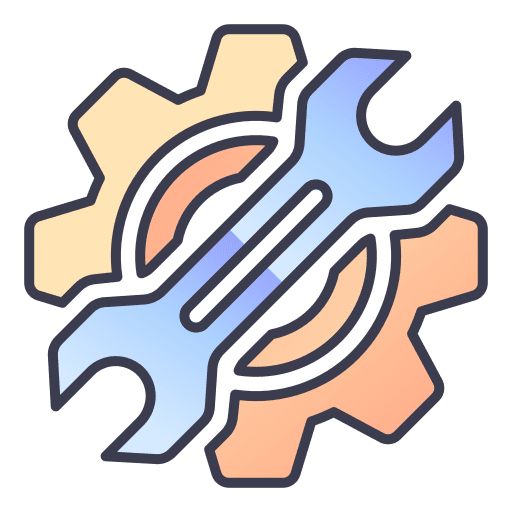 Engineer engineering industrial gear icon