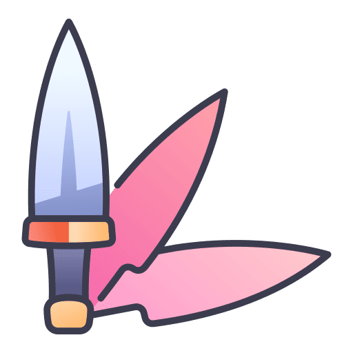 Knives knives knife attack icon