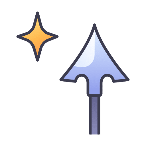 Arrow sharp gaming weapon icon