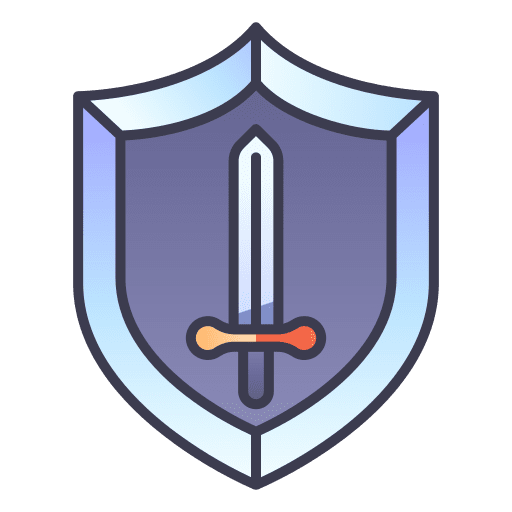 Knight protection gaming magic icon