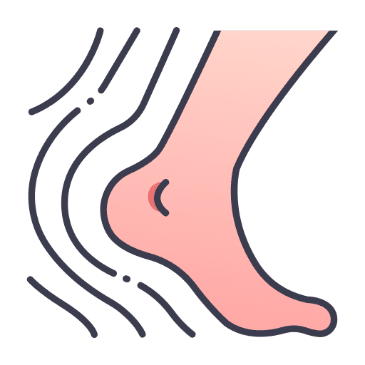 Speed skill foot down icon